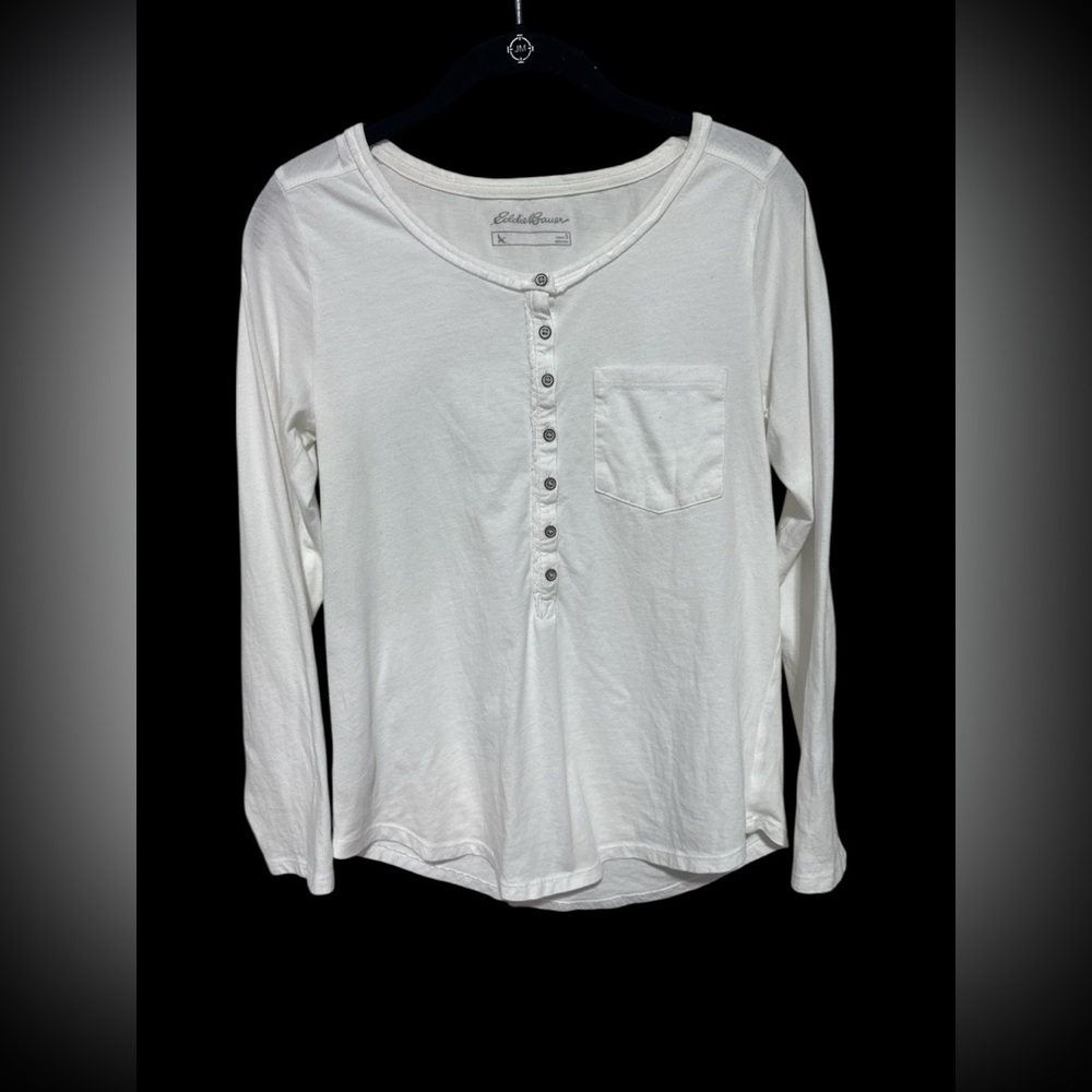 Eddie Bauer White Top In Women's Size S